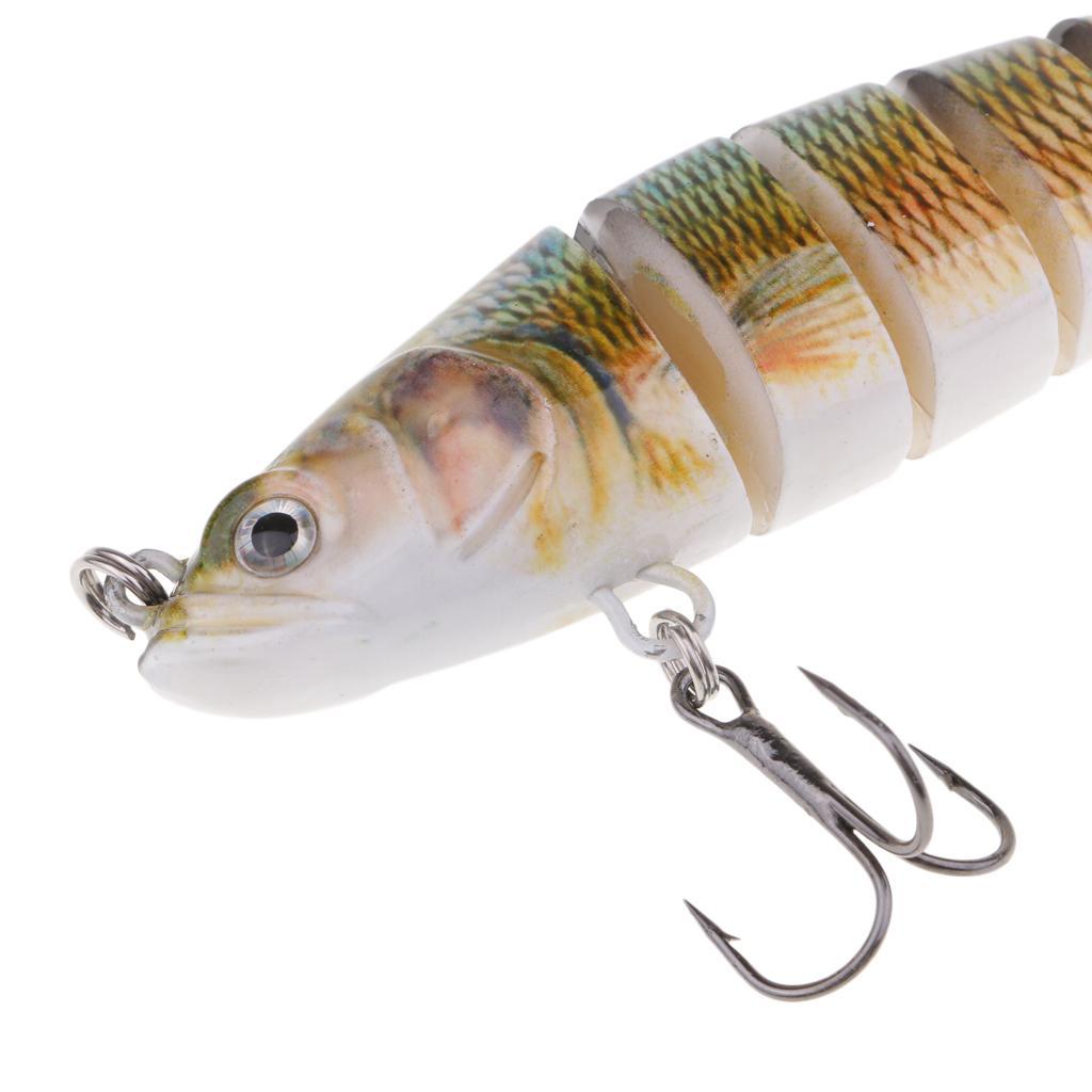 Simulation Fish Fishing Lures Hard Baits Jigs with 2-hook
