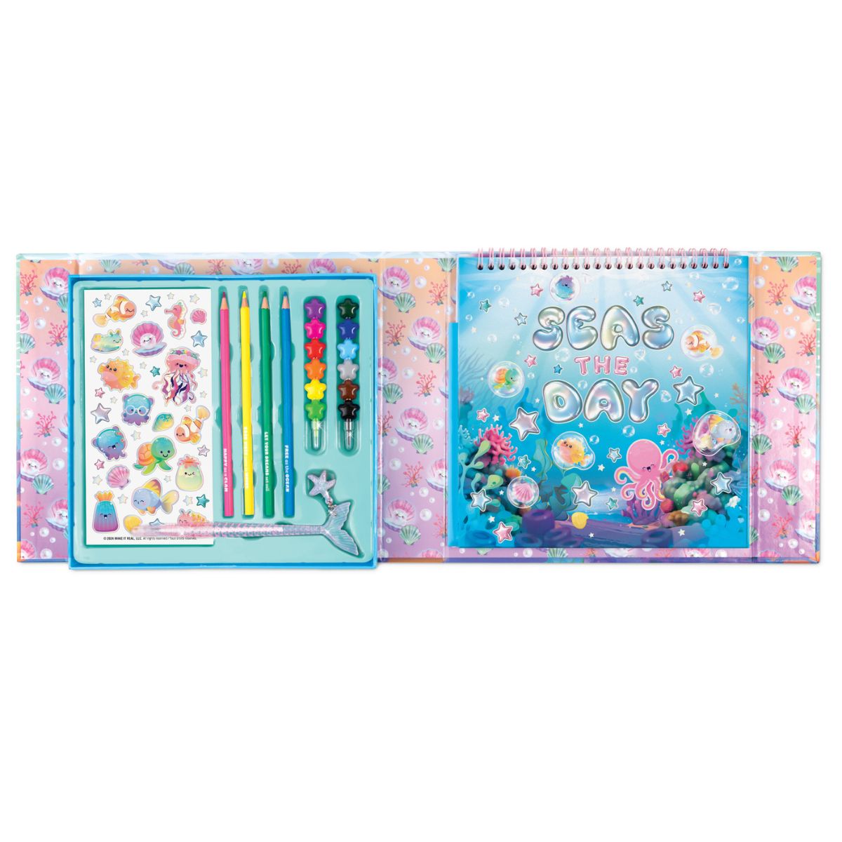 Combo Tô Màu Và Sketchbook - Aquatic Artist Deluxe 3C4G 12091