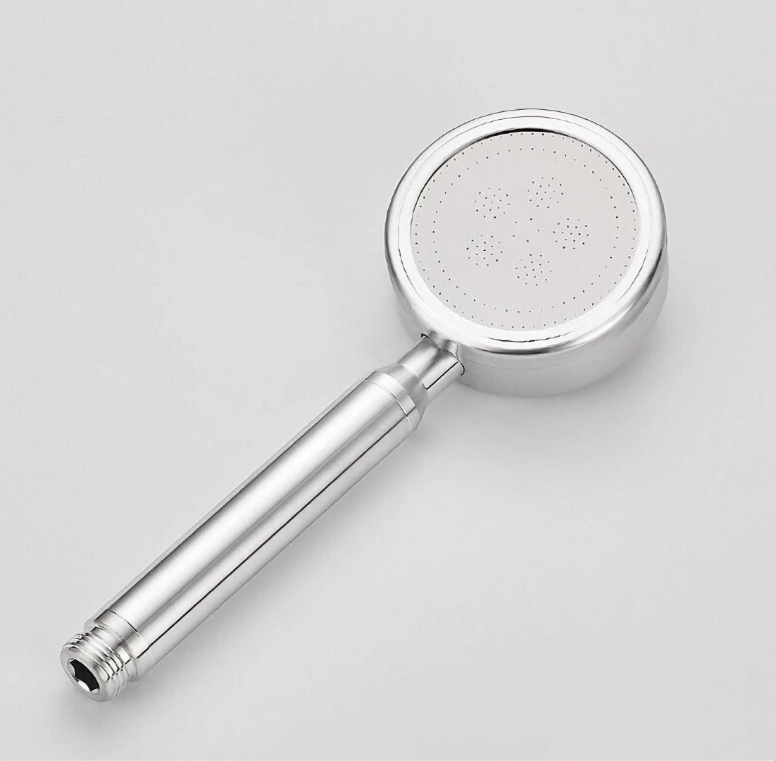 Vòi sen tắm KG15S tăng áp, tay sen bằng hợp kim nhôm siêu mạnh giúp tiết kiệm nước, dùng được cho nước nóng - Hàng chính hãng