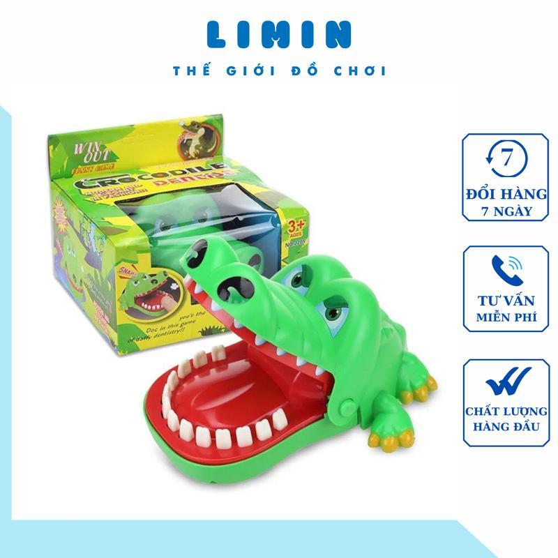 Đồ chơi khám răng cá sấu cắn tay loại to cho bé