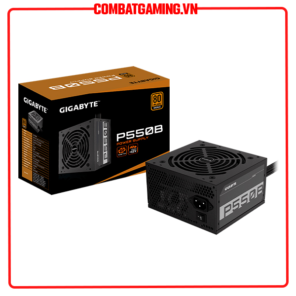 Nguồn Máy Tính Gigabyte GP P550B 550W 80 Plus Bronze - [Hàng Chính Hãng] BH 36 Tháng