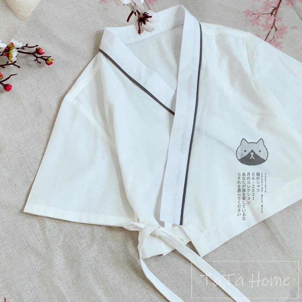 Yukata Croptop MeO - Áo Ngắn Mùa Hè