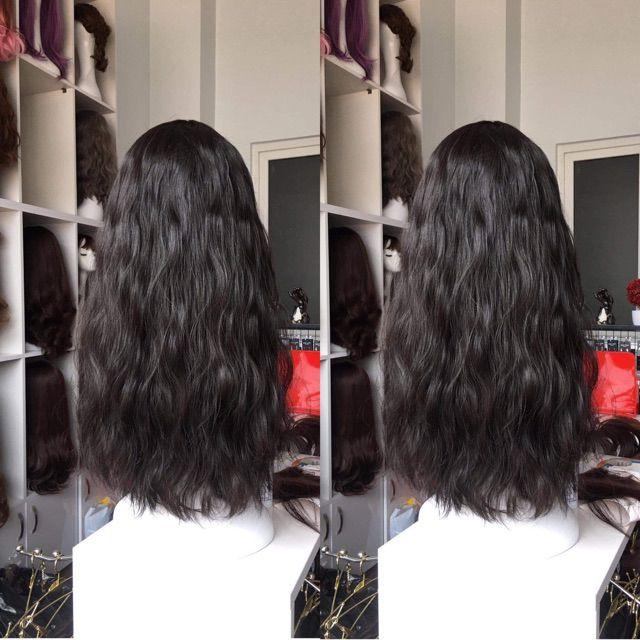 Tóc giả nguyên đầu xù sóng   ️ nguyên đầu xù lỡ tặng kèm lưới