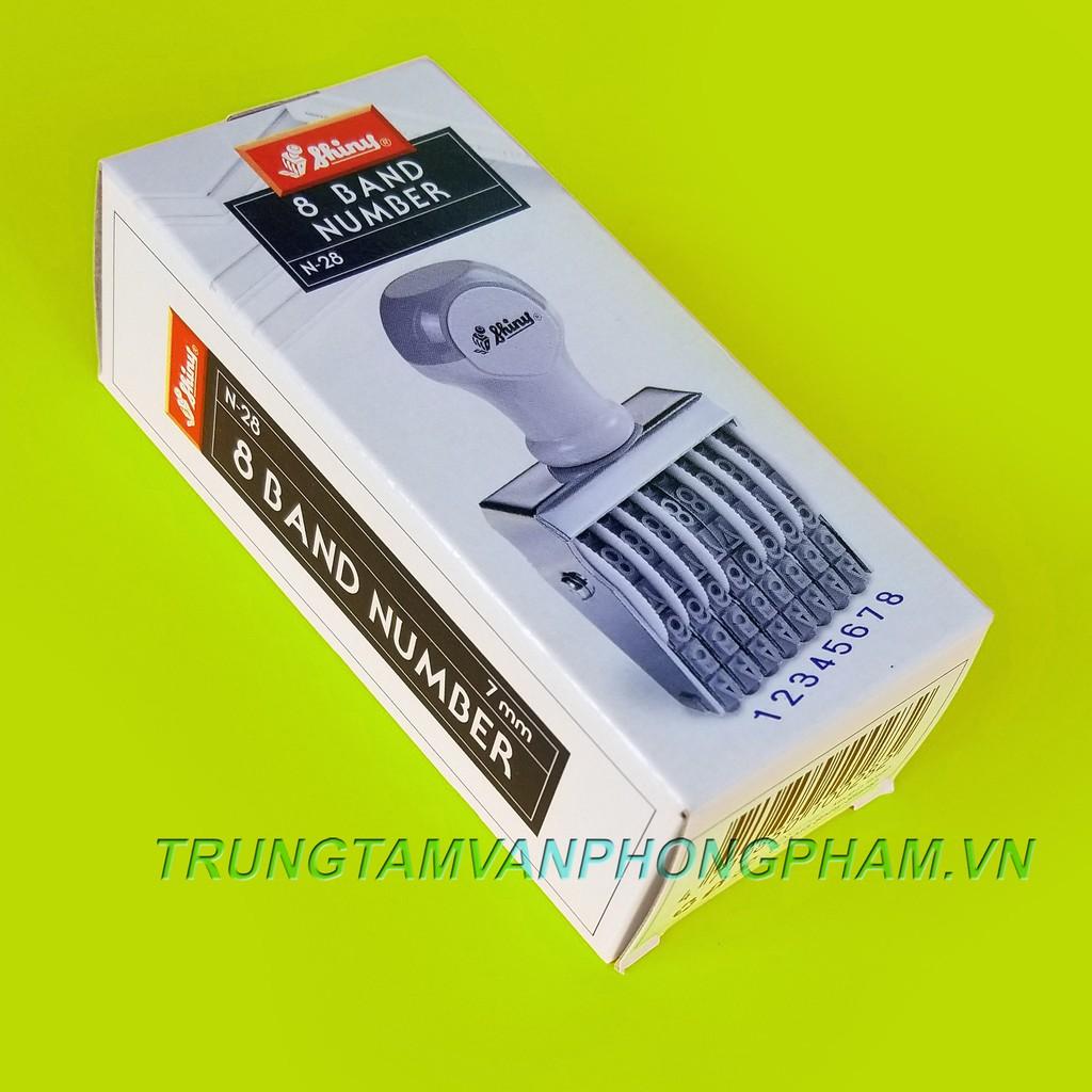 Dấu shiny 8 dãy số N58 N48 N38 N28 N18 3mm 4mm 5mm 7mm 9mm