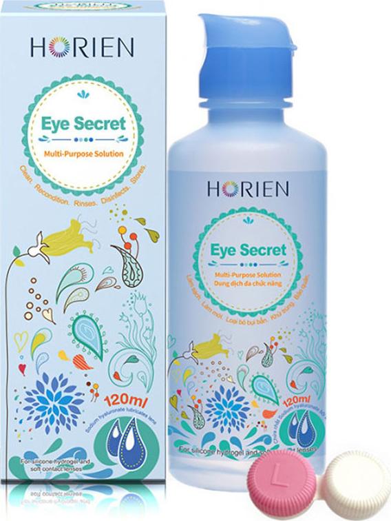 Dung Dịch Ngâm Kính Eye Secret DD120 (120ml) + Tặng Khay Ngâm Kính (Màu Ngẫu Nhiên)