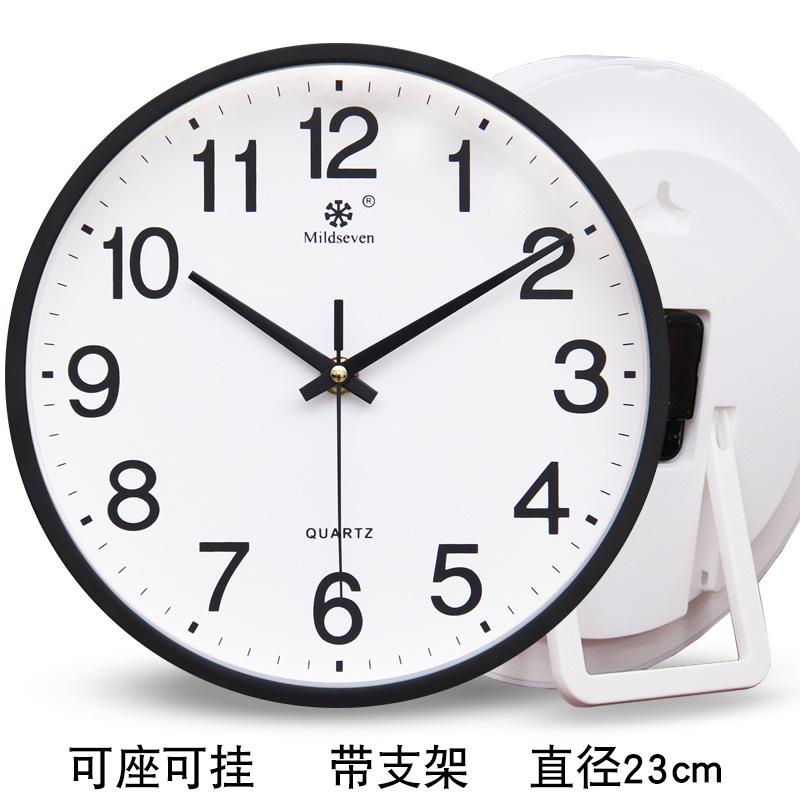 Phong cách mới nhất đồng hồ bệ đồng hồ treo tường phòng khách đồng hồ thời trang trẻ em cá tính sáng tạo đồng hồ treo tường bầu không khí đồng hồ tròn đồng hồ thạch anh