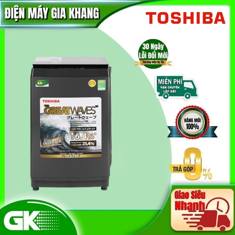 Máy giặt cửa trên Toshiba Inverter 9.0 kg AW-DK1000FV(KK) Model 2020 - Chỉ giao HCM