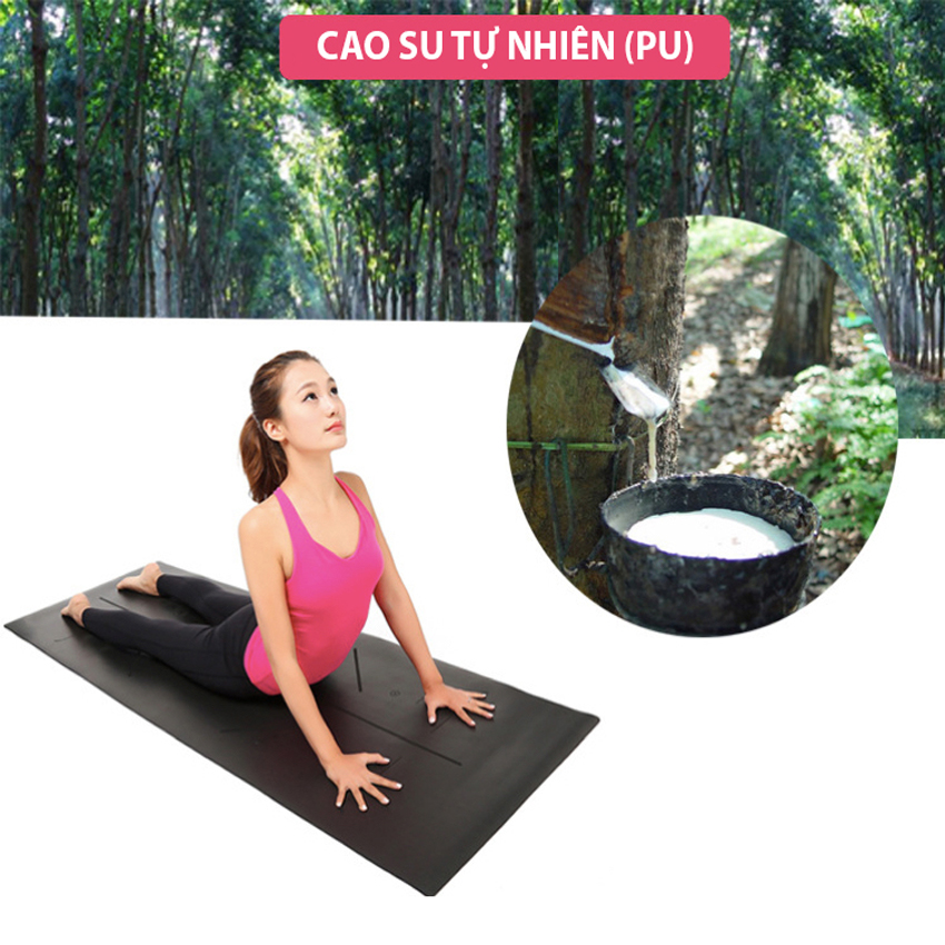 Combo 4 sản phẩm Yoga - YOGA QG: 1 Thảm Yoga Định Tuyến + 1 Gạch Tập Yoga + 1 Bóng Tập Yoga Trơn + 1 Vòng Tập Yoga Trơn