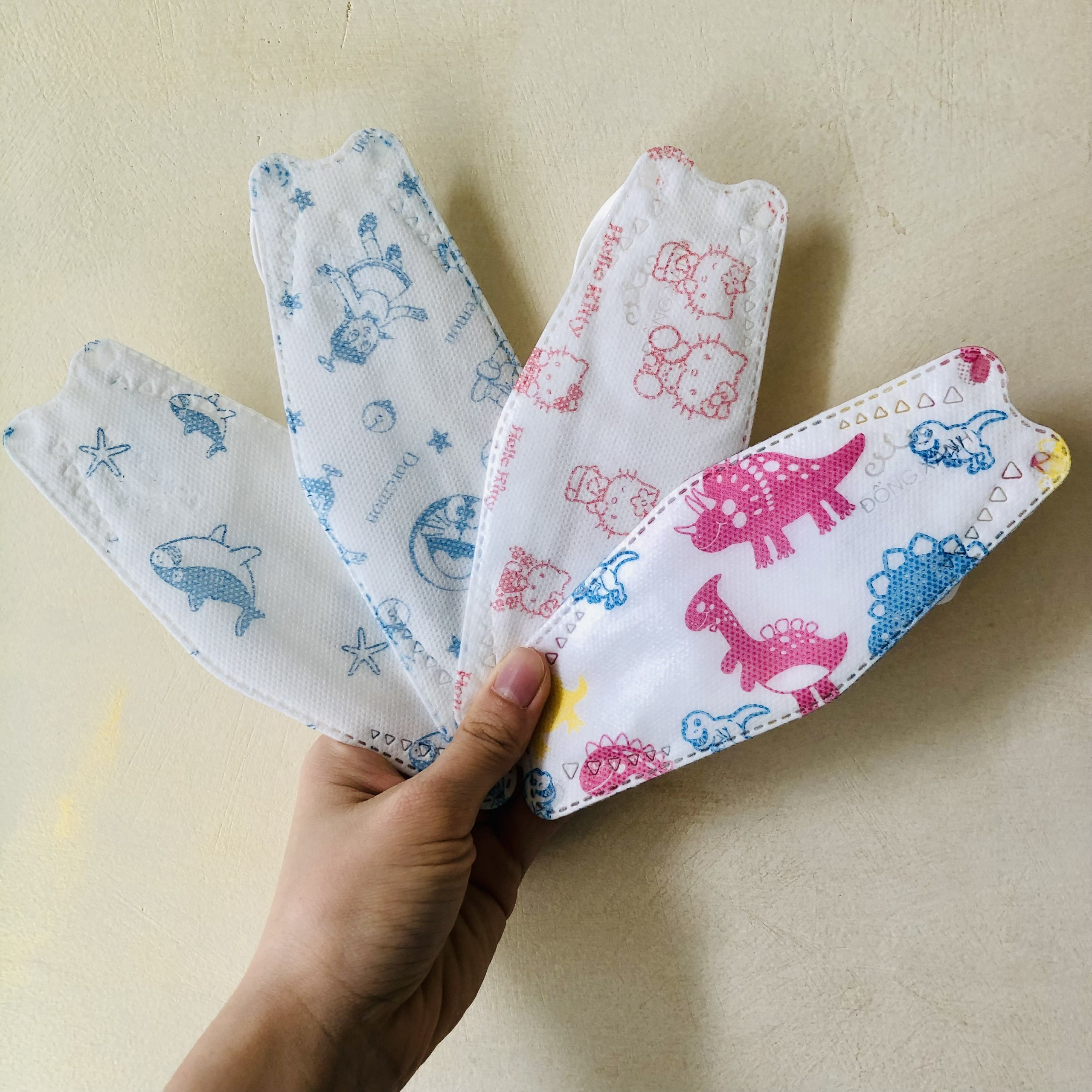 30 TÚI KHẨU TRANG KF94 TRẺ EM ĐỒNG XANH PREMIUM