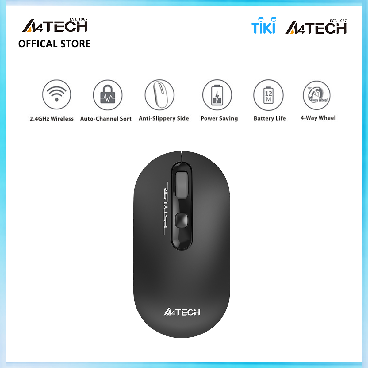 Chuột vi tính FG20 Wireless A4tech - Hàng chính hãng