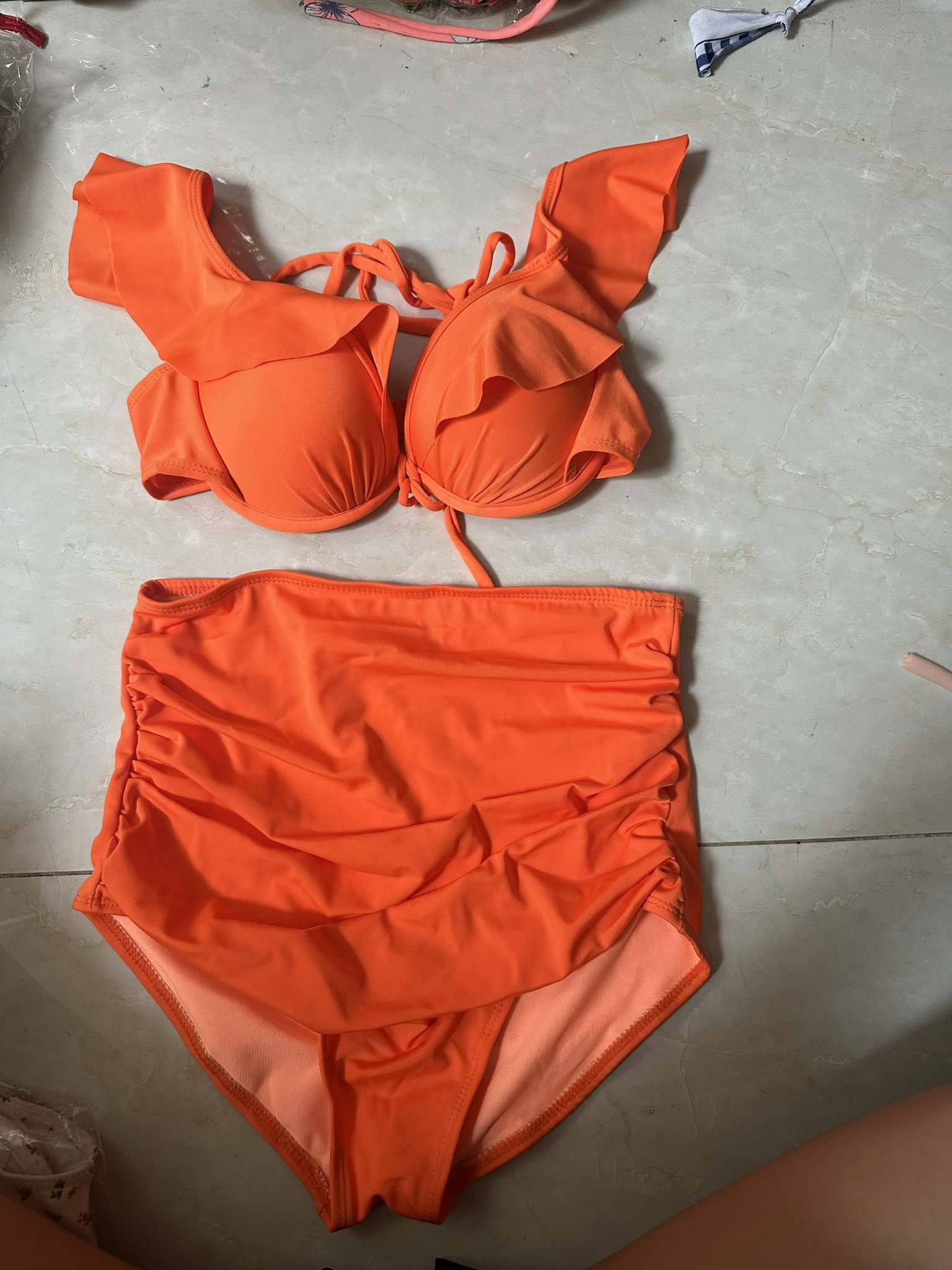 Bikini 2 Mảnh Cạp Cao - Chat Shop Chọn Màu - Freesize
