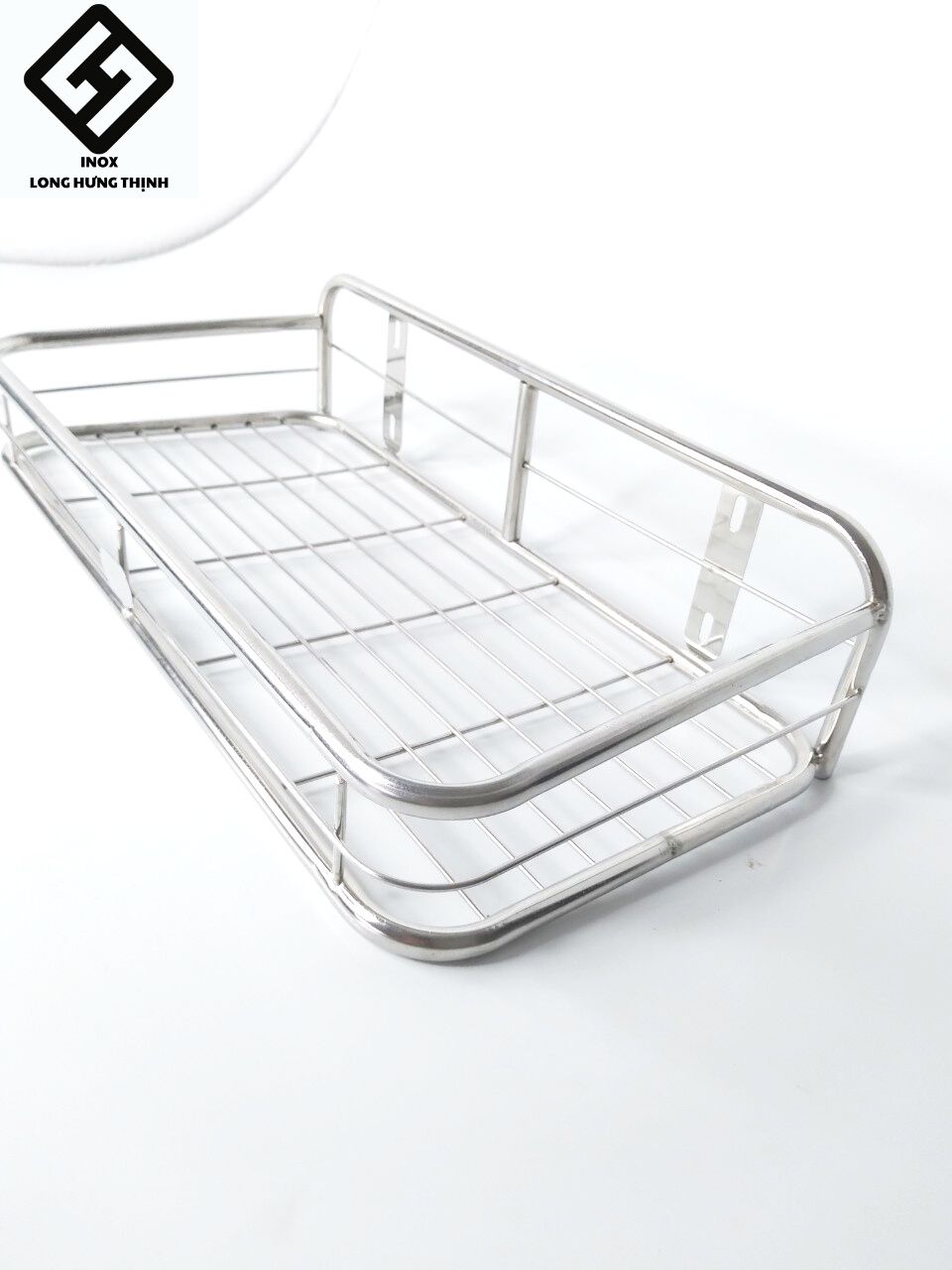 Kệ đựng gia vị nhà bếp INOX không gỉ sét, sáng bóng, kích thước nhỏ gọn, tiện lợi, nhiều size cm