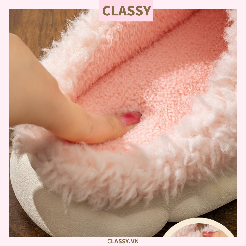 Classy Dép lông đi trong nhà, spa, hình con vật đáng yêu, siêu êm, siêu ấm chân G1372