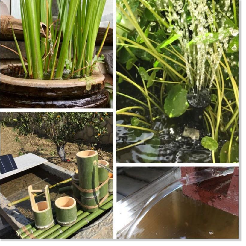 Đài phun nước tạo o xy sử dụng tấm pin mặt trời 1.2W CE/ROHS .... Hàng mới !!!