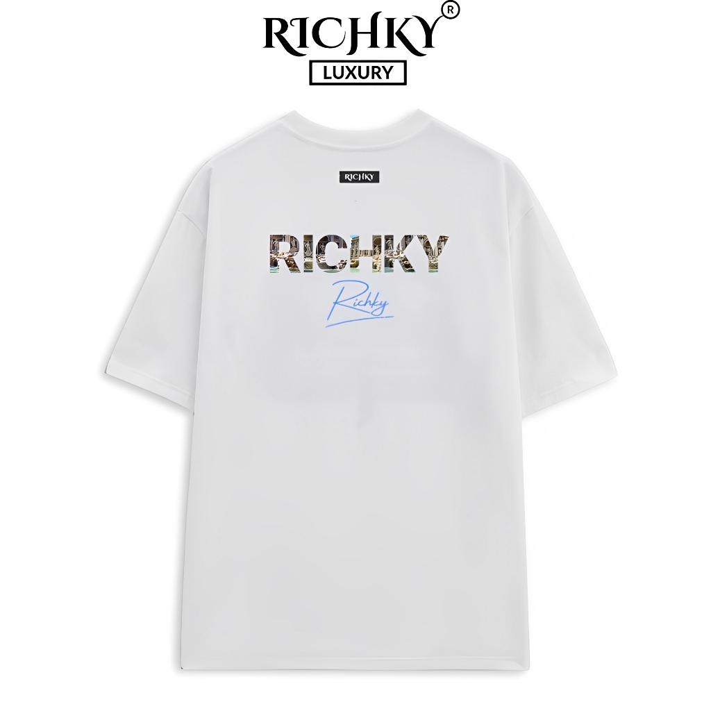 Áo Thun Unisex Richky Premium Tee Italian Luxury Trắng - RKP01