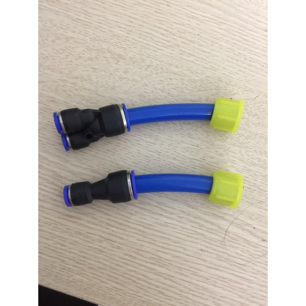 Đầu chuyển từ bơm đôi sang 2 đầu 8mm