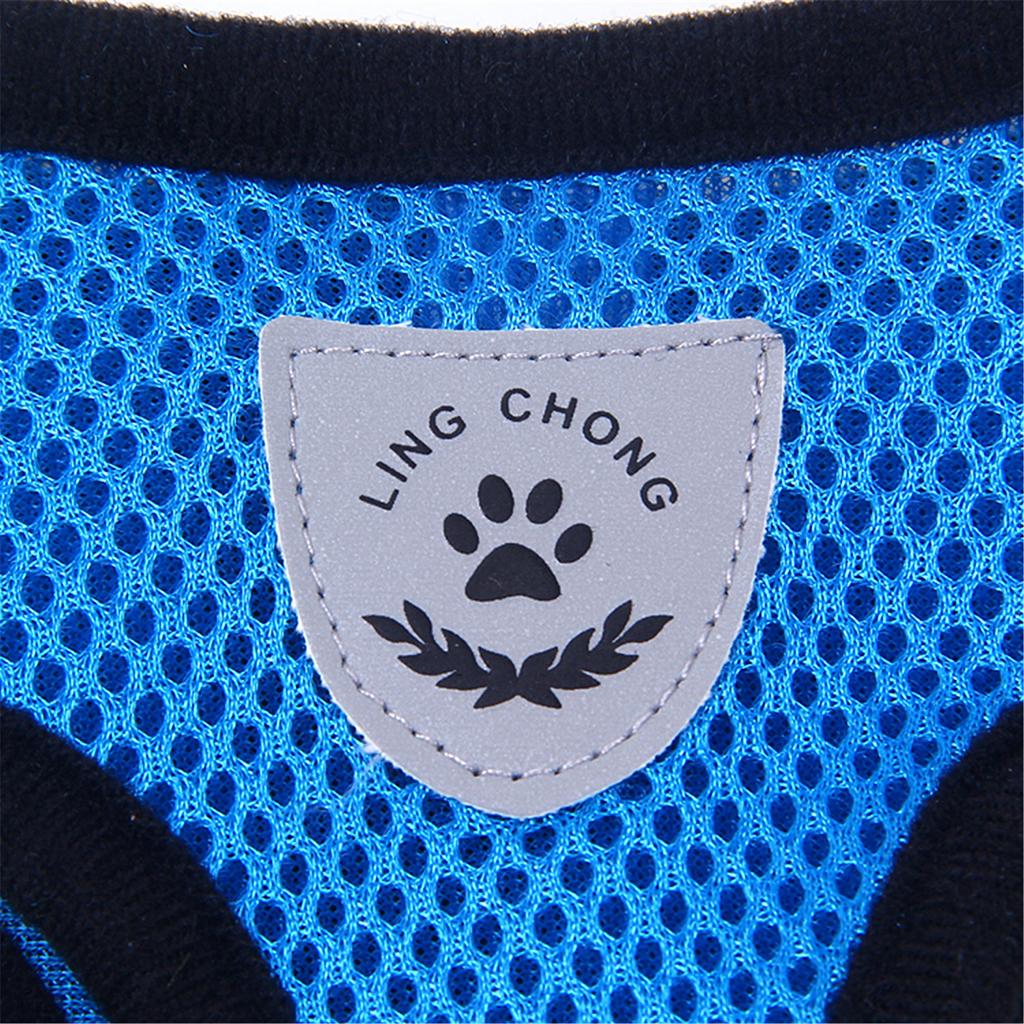 Adjustable Dog Leash Set Puppy Harness Vest Traction Rope Breathable