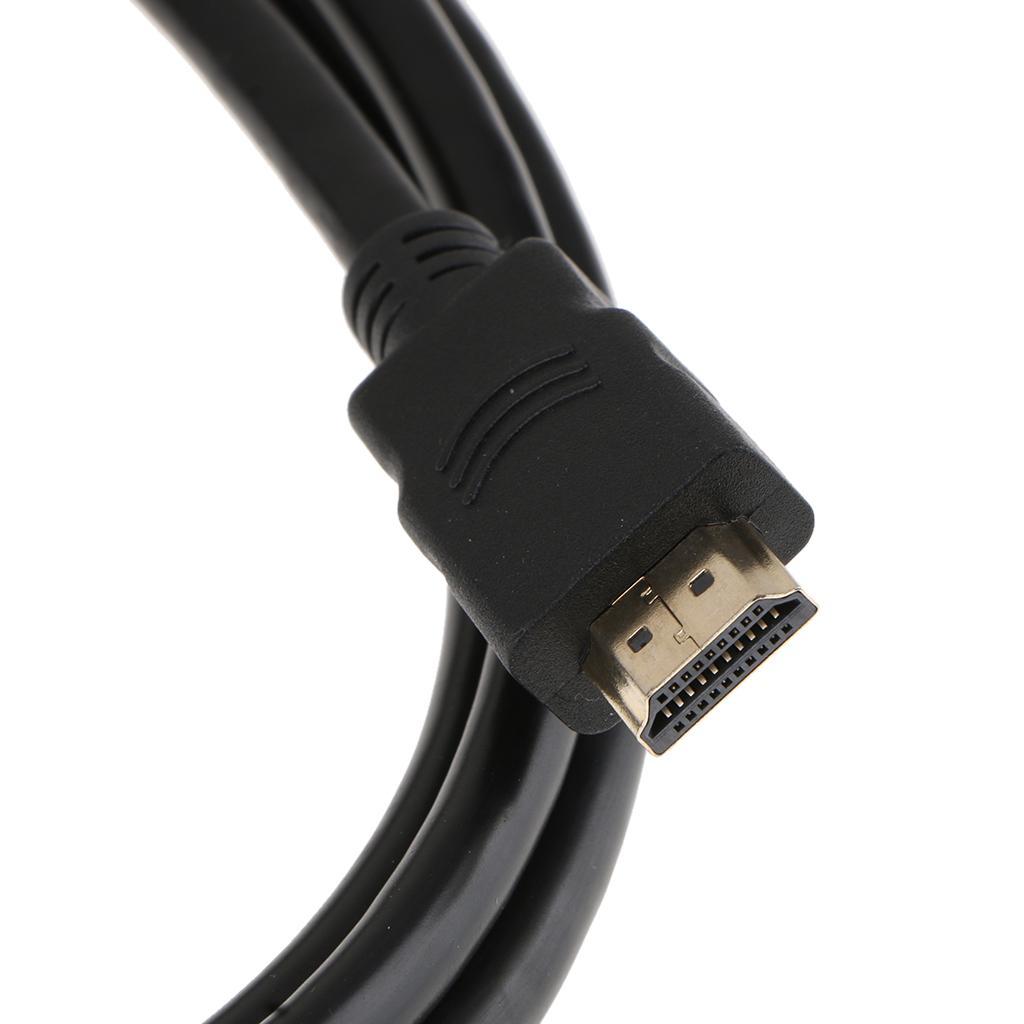 6FT Gold-plated 24+1 -D Male to Male Adapter Cable for HDTV 1080P