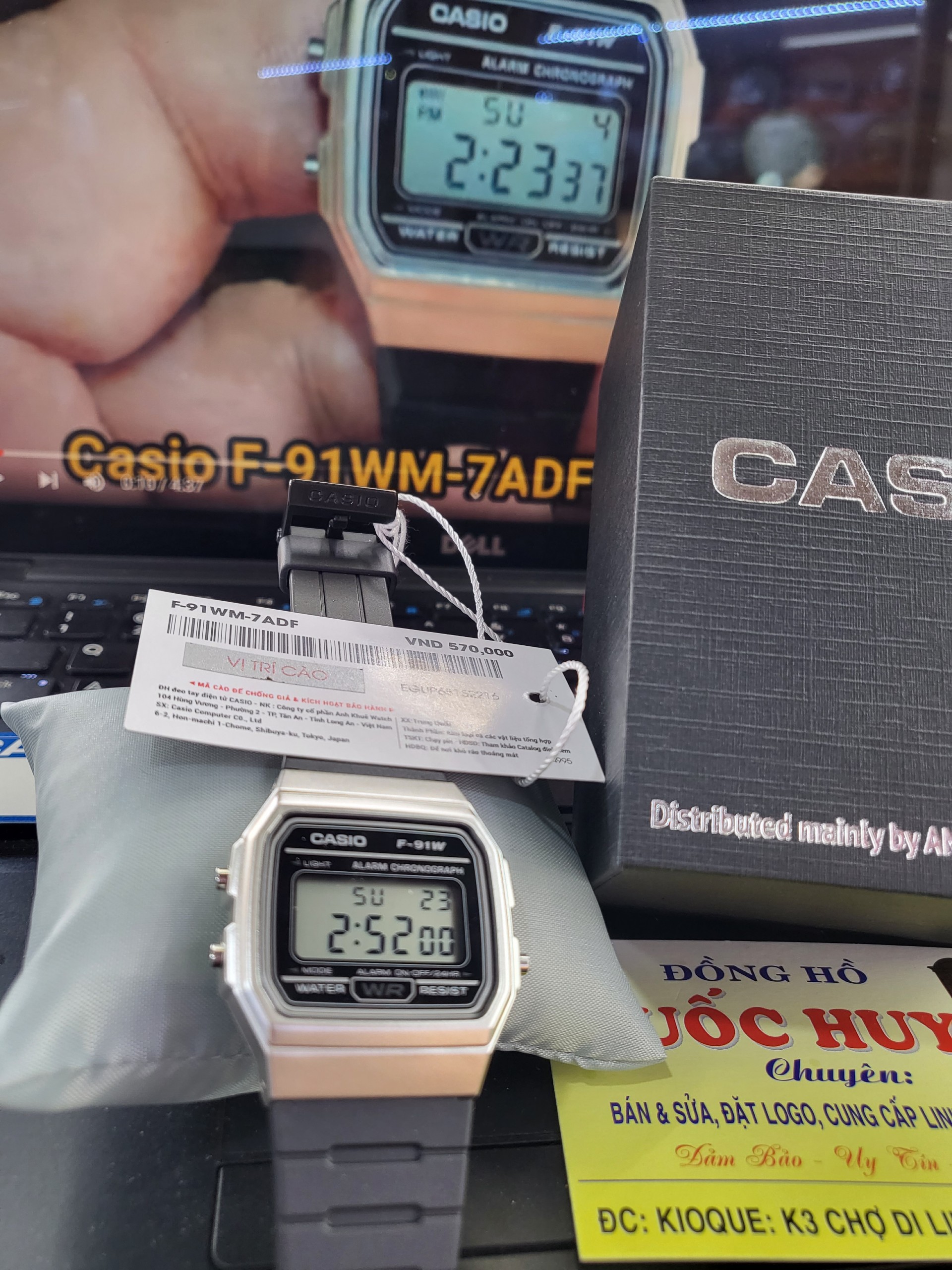 Đồng hồ Nam Casio 33 mm  F-91WM-7ADF