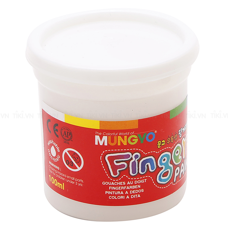 Hộp 6 Màu Vẽ Bằng Tay Finger Paint Mungyo MFP-6AJ