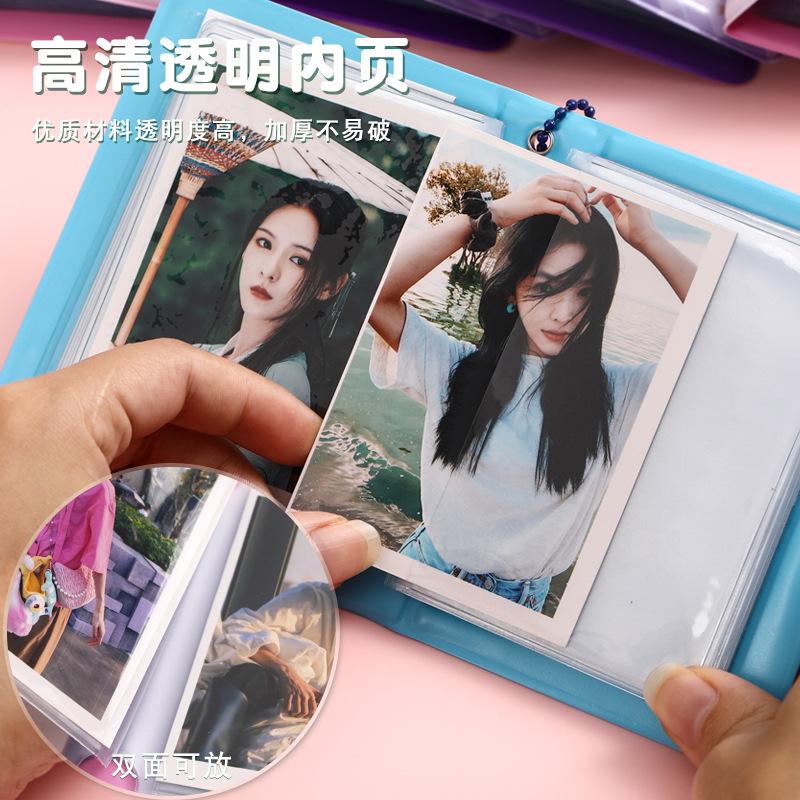Đặc biệt Hàn Quốc ins3 inch bưu thiếp Polaroid album ảnh ngôi sao thần tượng album thẻ nhỏ lưu trữ cuốn sách theo đuổi ngôi sao cô gái
