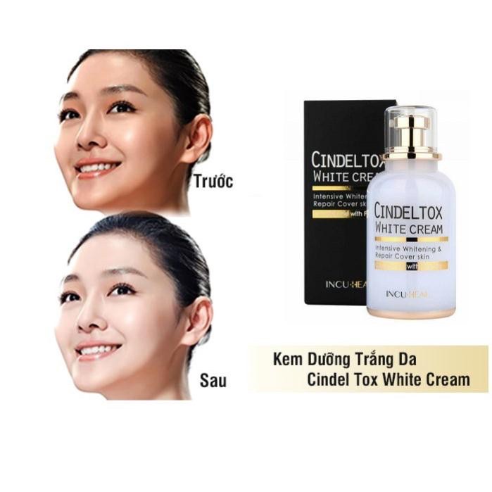 Kem dưỡng trắng da Cindel Tox white cream thể tích 50ml ,giúp trẻ hóa da , tăng độ ẩm ,bổ sung collagen cải thiện làn da lão hóa giúp da sáng hơn