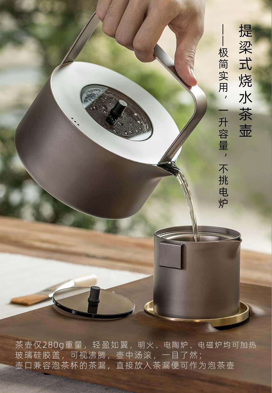 Bộ ấm pha trà Titanium tea set Keith Ti3924 - Hàng chính hãng