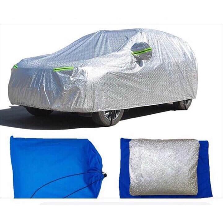 Bạt Phủ Xe Ô Tô 2 Lớp Tráng Bạc Chống Nóng Chống Xước Cao Cấp