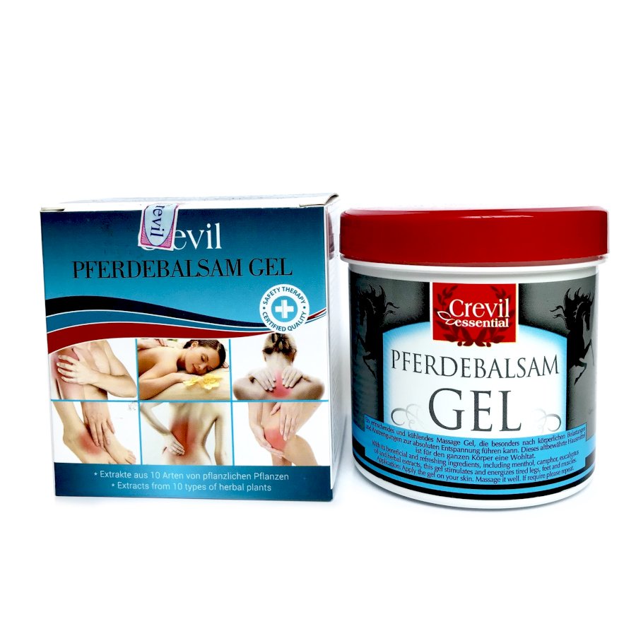  Crevil Pferdebalsam Gel, massage hỗ trợ trị liệu giảm đau, nhức mỏi khớp