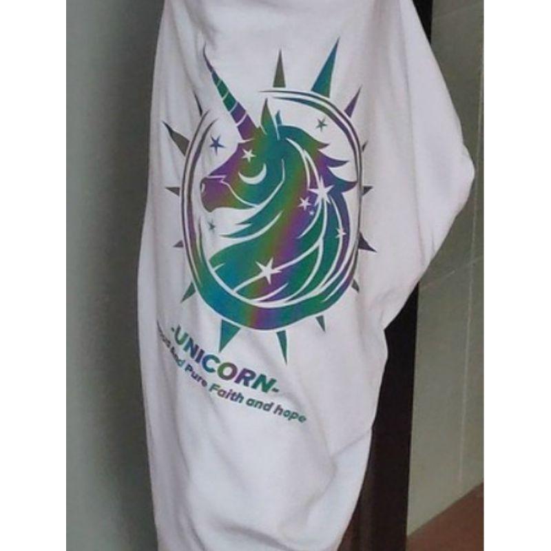 Áo thun nam , áo thun phát sáng UNICORN form rộng tay lỡ chất thun cotton dày mịn