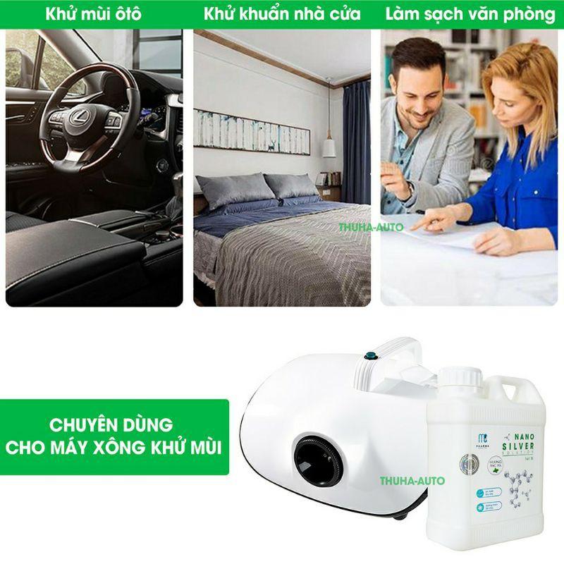 Dung dịch phun khói khử khuẩn Nano silver (can 1L