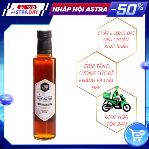 MẬT ONG HOA CÀ PHÊ HONEYLAND 380G