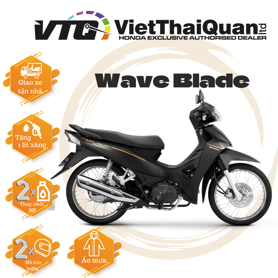 Xe máy Honda Wave Blade 2023 (Phiên bản phanh đĩa vành nan hoa)