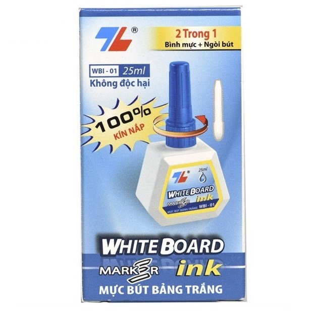 Mực bút lông WBI-01 ( Đỏ+Xanh+Đen )