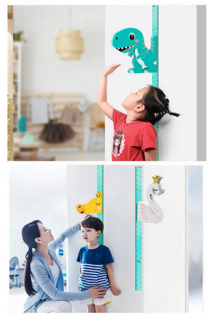 Thước Đo Chiều Cao 3D Dino Kid Hít Nam Châm Từ Tính - Home and Garden