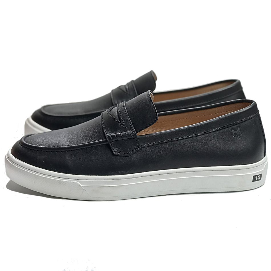 Giày lười nam Slip On Penny MAD da bò cao cấp chất lượng tốt giá rẻ bảo hành trọn đời