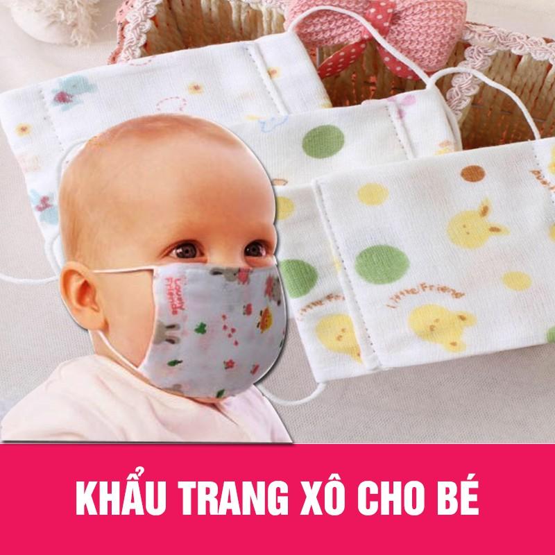 Khẩu trang xô xuất Nhật cho bé yêu