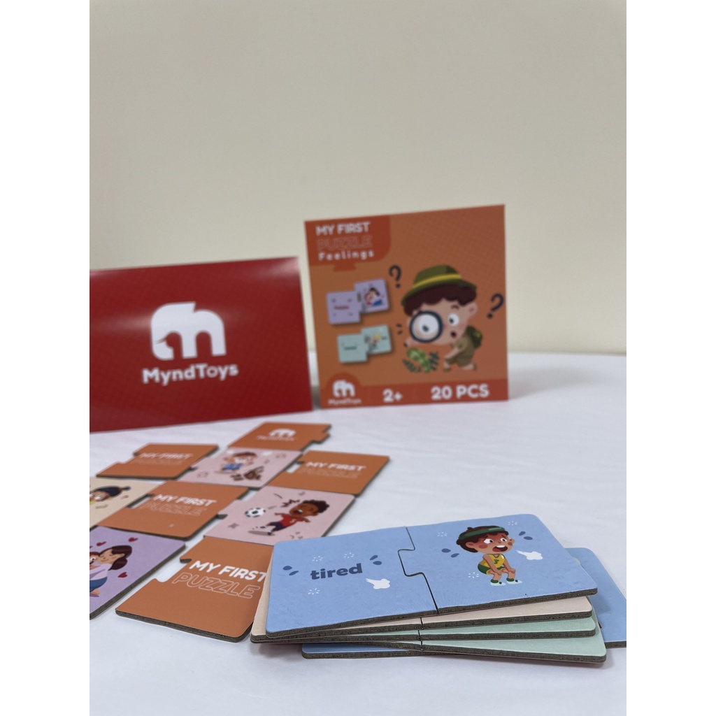 Đồ Chơi Xếp Hình MyndToys My First Puzzle - Feelings Dành Cho Bé Trên 2 Tuổi