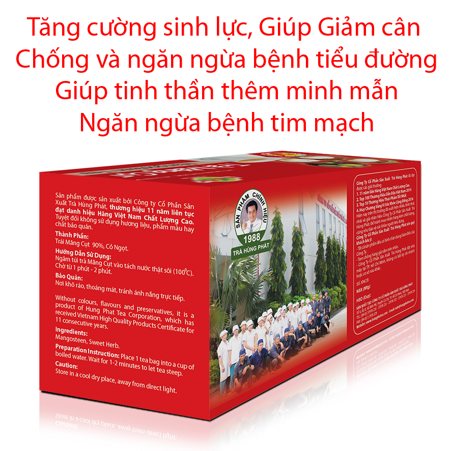 TRÀ MĂNG CỤT - Giúp tăng cường sinh lý, giảm cân, tốt cho bệnh tiểu đường... Thương Hiệu Trà Hùng Phát