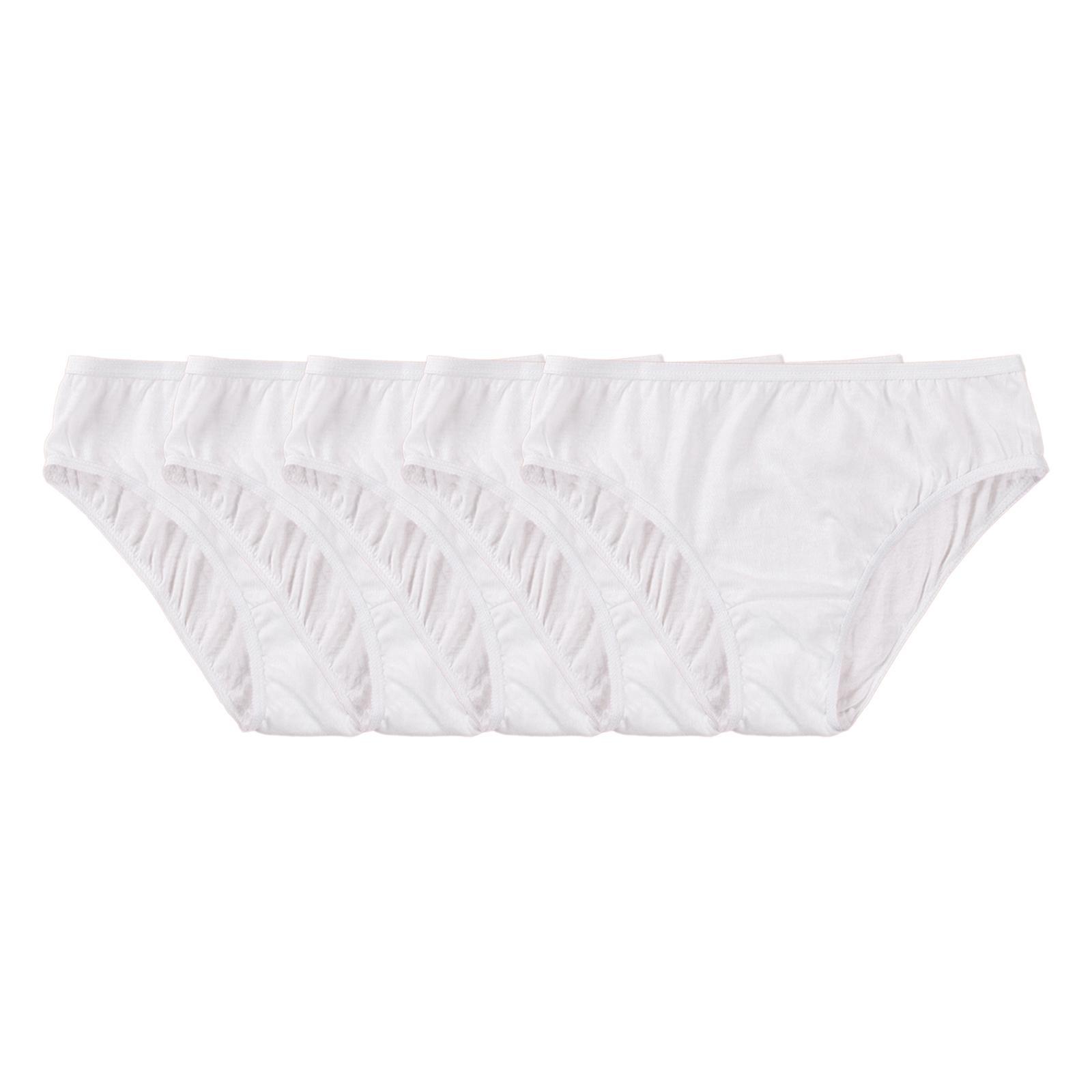 5 Pieces Women Disposable Underwear Panties Soft Breathable for Spa