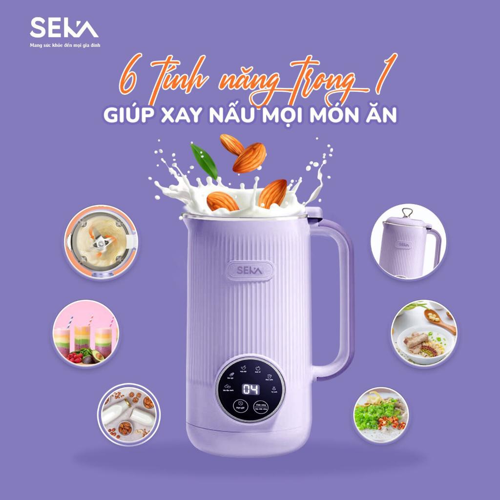 Máy Làm Sữa Hạt Đa Năng SEKA E300 12 Chức Năng Ưu Việt - Hàng Chính Hãng
