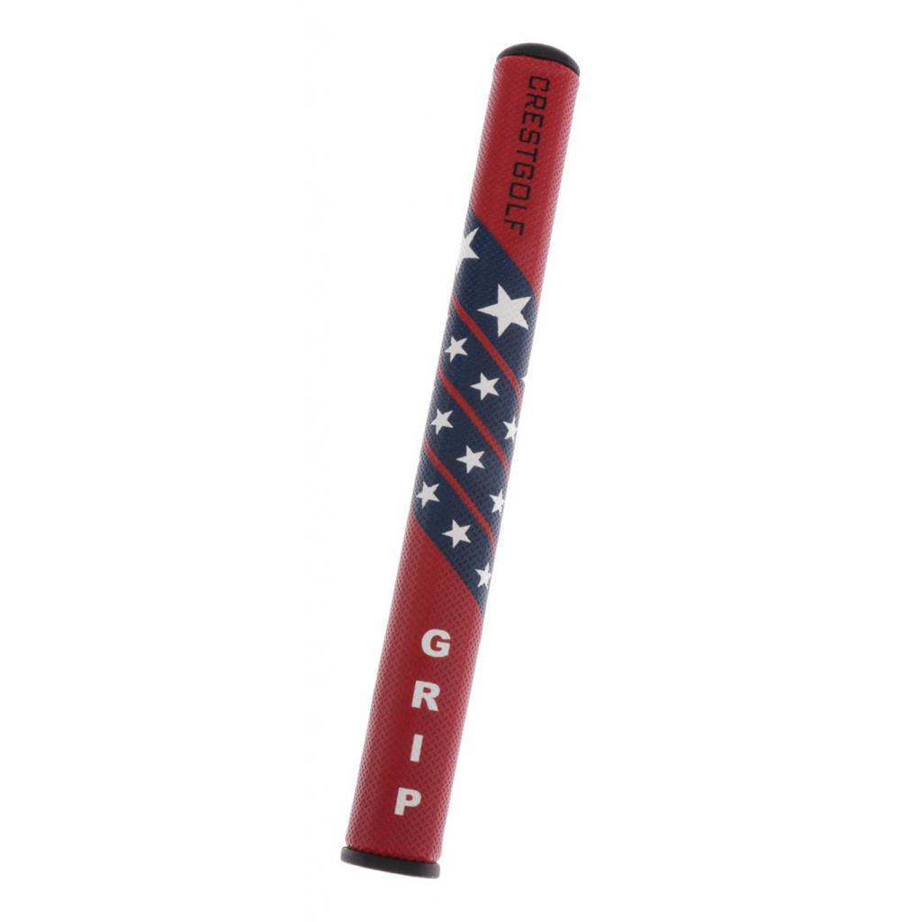 Golf Putter Grip Super Light PU Leather Anti Slip Golf Red