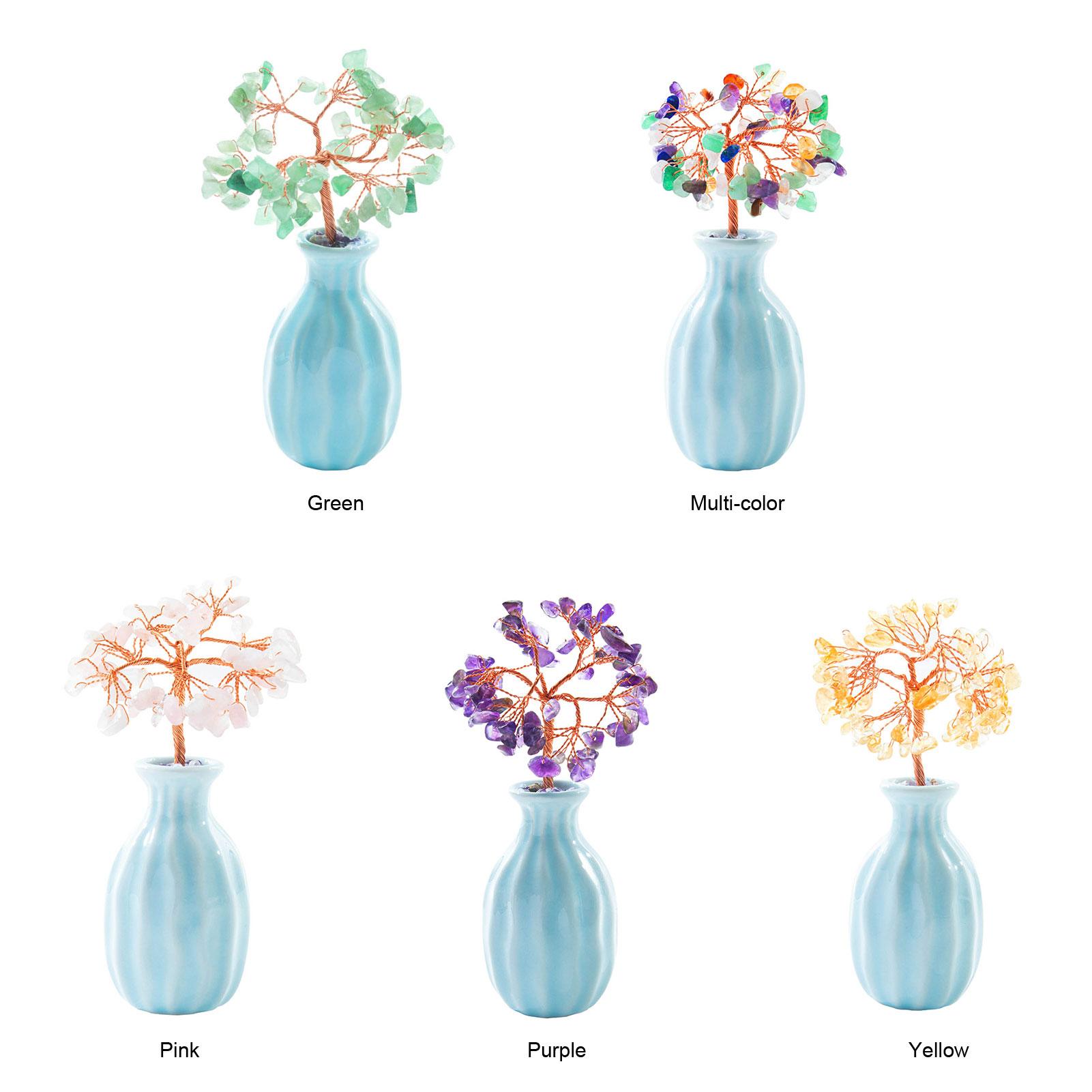 Bình gốm cây tiền bằng dây đồng trang trí