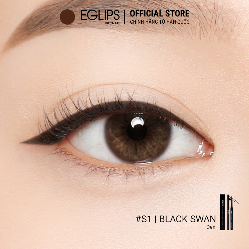 Kẻ mắt Eglips Super Slim Auto Long Eyeliner 0.12g  Dạng gel  Khả năng chống nước tốt