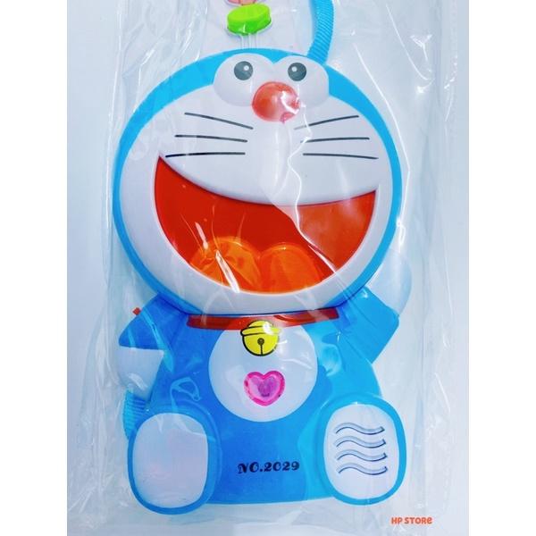 Đàn Đoraemon Ghita Xanh Tặng Pin Size 47cm Cực Đại Có Đèn, Bài Hát, Đàn, Nhạc Đồ Chơi