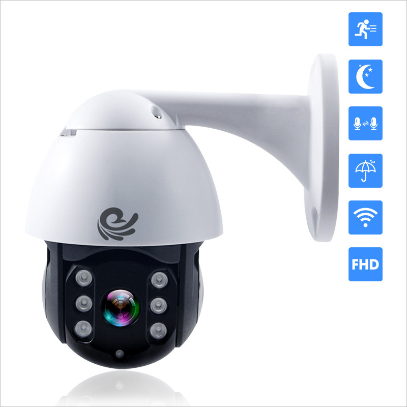 Camera Wifi An Ninh Quan Sát Ngoài Trời, Chống Nước, Kết Nối Wifi Độ Phân Giải 2.0Mpx FULL HD 1920x1080, Xoay 360 Độ Model CC8021 - Chính Hãng