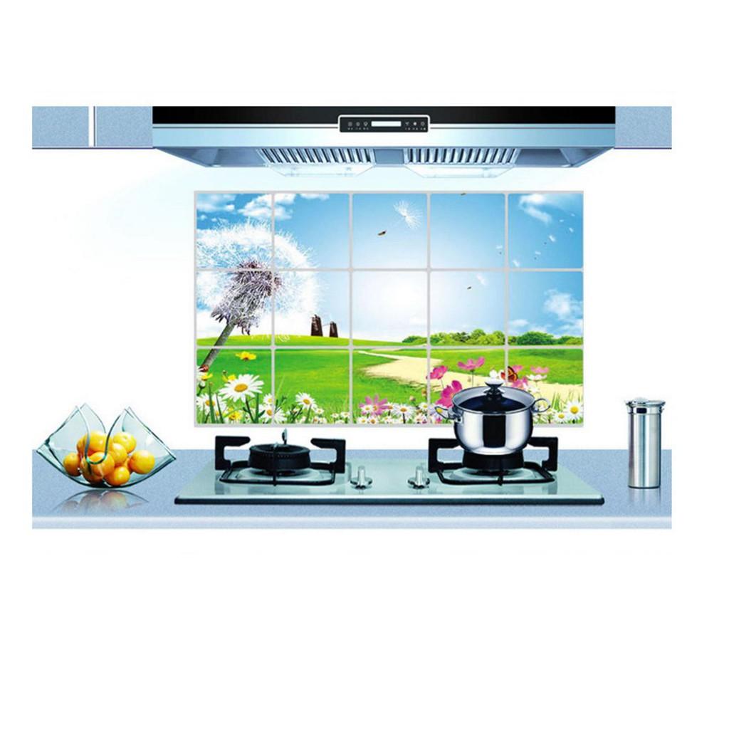 TRANH Dán Bếp kích thước 60*90 Cách Nhiệt, Chống Dầu Mỡ