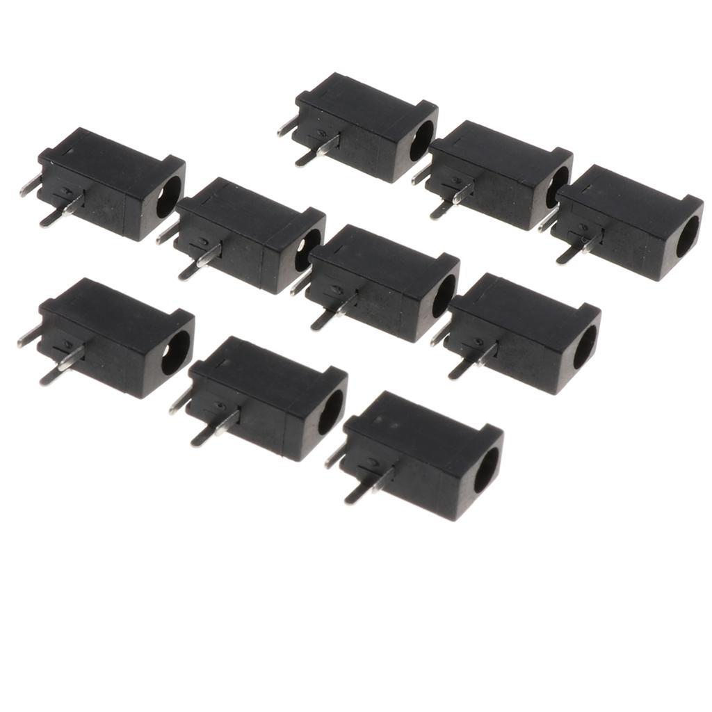 20x DC Power Panel Mount Female Socket Connector Plug 3.5mmx1.35mm