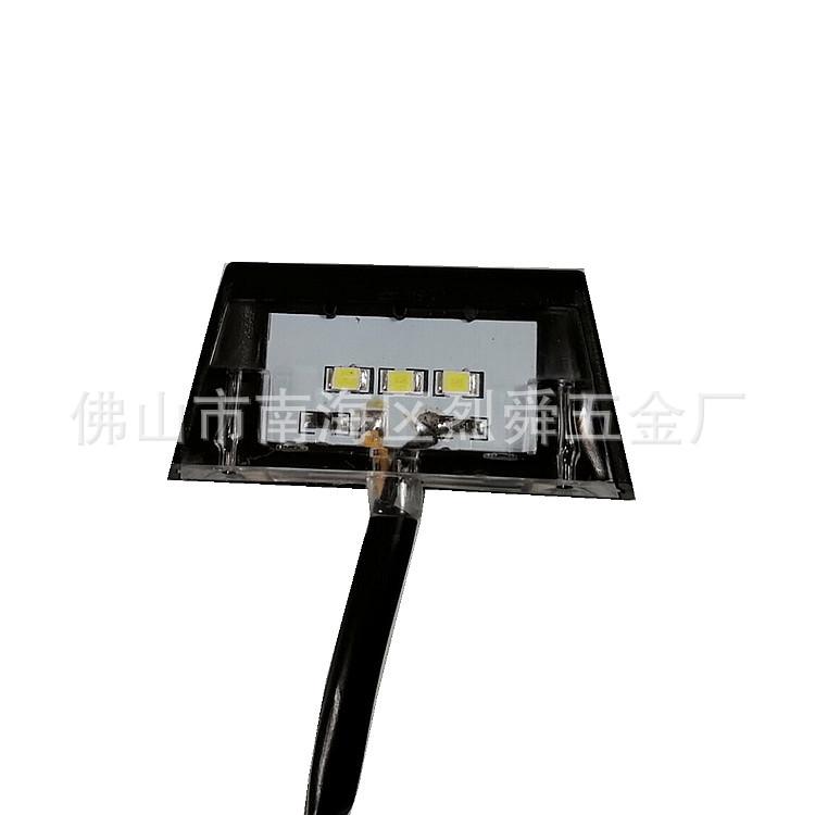 Phong cách mới nhất đèn LED sửa đổi biển số xe máy đèn đuôi nhỏ đèn biển số nhỏ đèn biển số đèn phía sau đèn chiếu sáng làm nổi bật đèn biển số 3LED