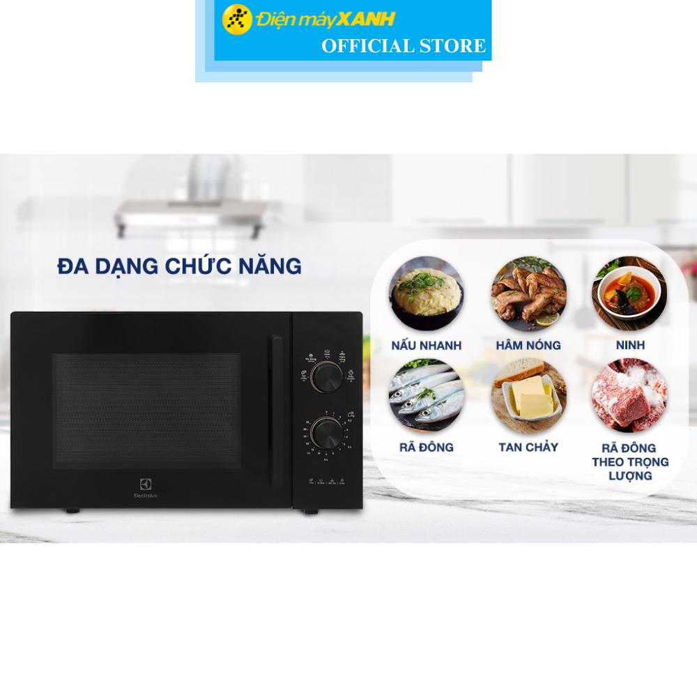Lò vi sóng Electrolux EMM23K22B 23 lít - Hàng Chính Hãng